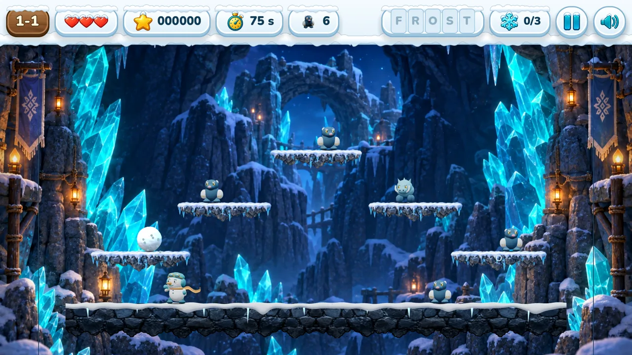 Chillwick: Seven Worlds — actual gameplay capture